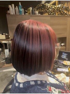 天翔 天翔/アンブレラカラー/ピンク/髪質改善トリートメント/超音波