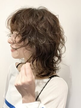 六本木美容室 ヒロオ(HIROO) 大人かわいいウルフパーマ