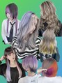ドール(Doll) デザインカラー、推しカラー、派手髪、エクステ馴染ませも◎