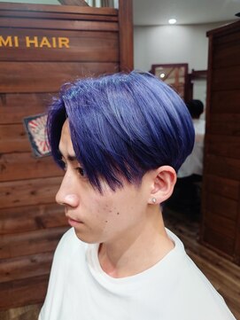 ラボーテイサミヘアーイースト(La.beaut'e ISAMI HAIR EAST) ダークアッシュカルマパーマベリーショート〈理容室〉東浦和