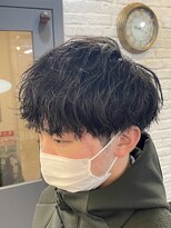 ニューモヘアー 立川(Pneumo hair)&nbsp;「波巻きパーマ×マッシュ」