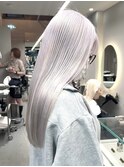 ミルクティーベージュダブルカラーインナーカラーケアブリーチ　