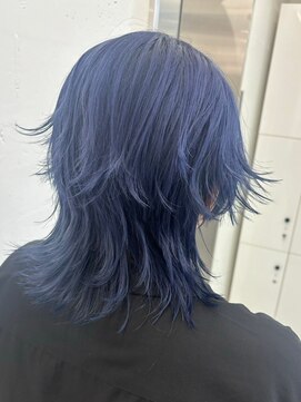 ジルスタジオ(JILL STUDIO) JILL STUDIO ウルフミディ×ブルーブラック