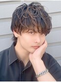 波巻きスパイラルパーマメンズマッシュパーマツイストパーマ