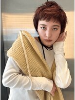 バロンフェム(baLon.fem)&nbsp;202501／丸みマッシュショート＋暖色カラー