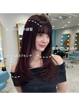 ボタン 熊本(VOTAN) 顔周りカット/前髪/韓国ヘア/髪質改善/熊本韓国/熊本/上通り