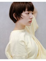 ウム(Umu)&nbsp;フレンチボブ/ボブ/暗めカラー/20代30代ボブ