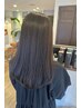 【髪質改善！湿気に負けない髪へ】カット＋スーパーストレート￥18700