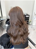 ブリーチなしで出来るマロンベージュ♪10代20代30代