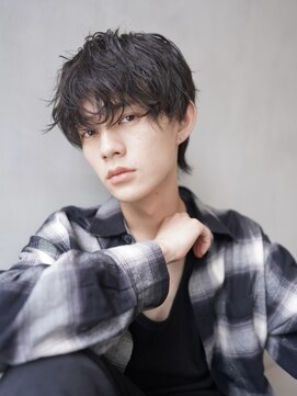 ニコ トウキョウ ロジック(nico TOKYO Logic) シャドウパーマスパイラルパーマメンズマッシュウルフ