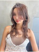 【ROJITHA原宿表参道】シースルーバング×ラフベージュ