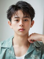 オーシャントーキョー サニー 原宿(OCEAN TOKYO Sunny)&nbsp;フェザーパーマスパイキーショートメンズショートセンターパート