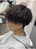 メンズマッシュ　ツイストスパイラルパーマ