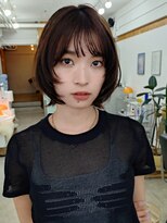 ベイルーム(BAYROOM by HONEY omotesando)&nbsp;ハッシュボブ/ナチュラルブラウン/ショートボブ/レイヤー2