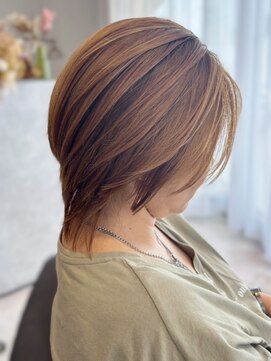 アグ ヘアー ミロ 本厚木店(Agu hair milo) くびれショート×柔らかベージュカラー