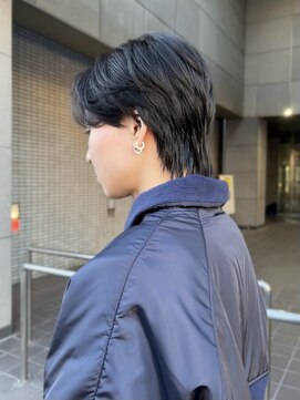 マッシュ アドベ 八戸ノ里(MASHU ADOBE) メンズカット/ウルフ/センターパート