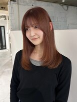 ヨーク(YOKE)&nbsp;[YOKE]ピンクベージュピンクブラウンレイヤーカット
