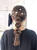 ヘアーブランドジン ヴェール(HAIR BRAND Jin Vert)&nbsp;王道編み下ろし/結婚式お呼ばれヘア