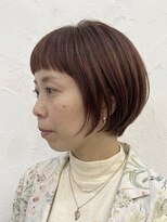 エルズ 大宮店(ailes)&nbsp;《yuzu》オレンジショートボブ [大宮ショート/大宮ショートボブ]