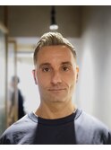 サイドパート　理容室 バーバー リクルート ビジネスヘア 短髪