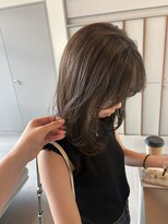 ローレンアオ(LOREN AO)&nbsp;ハッシュカット/グレージュ/デザインカラー/矢場町