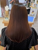 カンシャル(Kanshall)&nbsp;セミロング　艶髪ブラウンカラー