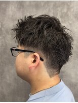 スピン 本八幡(SPIN) MEN’S HAIR/サーフカール/刈り上げセンターパート/本八幡