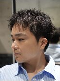 MEN'S/ツイストスパイラル×ベリーショート/大人ヘア