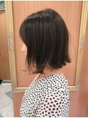 【石田勇士郎】似合わせ小顔カット＊前下がり切りっぱなしボブ