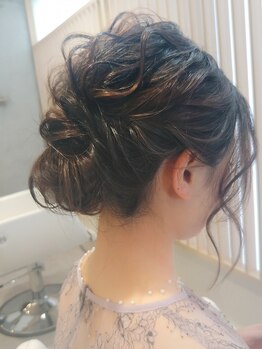 【パーティアップ/ヘアセット￥4890～】どんなスタイルでもお任せ!《崩れない◎》今どきのゆるふわセット♪