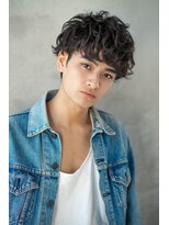 オースティン 錦糸町(AUSTIN)&nbsp;ビジネスツーブロックOK★かき上げトランクスヘアくせ毛風パーマ