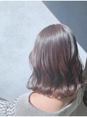 外ハネボブ/アッシュブラウン/ネオウルフ/デザインカラー