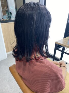 テラスヘア 新潟駅南(TERRACE hair) オシャレでかわいいインナーカラー