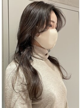 ヨーク(YOKE) 【 YOKE 】ヨシンモリモカベージュオリーブフェザーバング韓国