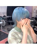 インク 渋谷(INK.)&nbsp;ボブ/フェザーバング/大人かわいい/グラデハイライト[渋谷]