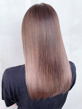 アイティー バイ アルバム 浦和店(IT by ALBUM) 艶ストレート_ショコラベージュボブルフベビーバング_ba340971