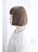 20代30代40代　気分アガる絶妙ベーシックボブ【草津】