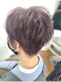 大人女子くせ毛ショート【MUA 本家】