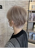 《脱白髪染め◎ハイトーンベージュ》
