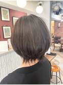 1月#イメチェンヘアスタイル#モードヘア#ダークアッシュ