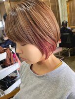 トト 船橋店(toto.)&nbsp;黒髪/グレーベージュ/レイヤーロング/前髪パーマ[西船橋/津田沼]