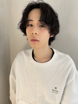 スミス 秋葉原(Smith) メンズパーマ/大人ショート/２０代３０代/ダークアッシュ