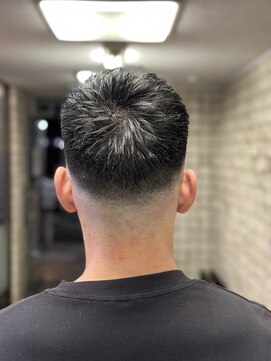 ヒロギンザ 新橋日比谷口店(HIRO GINZA) スキンフェードアップバングショート