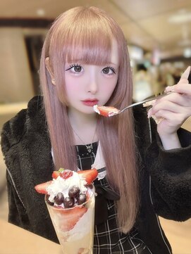 オズ 梅田店(OZ) ピンクミルクティー/国内最高級バージンレミーエクステ60枚