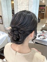 ヴィサージュプラス(VISAGE plus)&nbsp;【お呼ばれヘア】シニヨンアレンジ