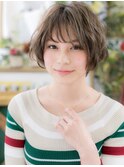 ショコラアッシュ小顔外国人風ふわふわボブh3川口20代30代40代