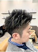 王道ツーブロックショート