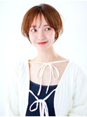 【YU-TA】やわらかニュアンスカールのシンプルショートボブ
