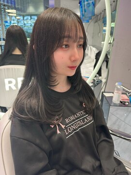 レディアル 渋谷(REDEAL) 韓国ヘア/ブリーチ/暖色カラー/ワンホン【レイヤー/渋谷】