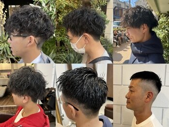 アルゴ 茅ヶ崎(ARUGO)の写真/[茅ヶ崎駅3分]インダストリアルな内装がメンズ好み。メンズカットを極めたSTAFFに「おまかせ」オーダー。